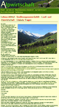 Mobile Screenshot of alpwirtschaft.com